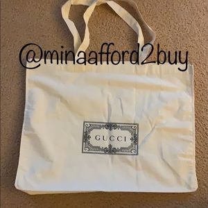 XL Gucci Cotton Shopping Bag